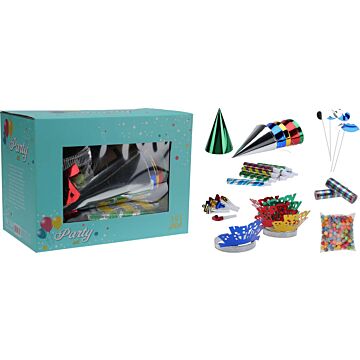 Party Set - including party hats, party horns, rattles and more