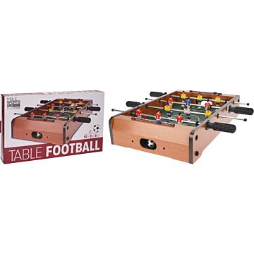 Tender Toys Table de Football en Bois 50 x 31 x 9 cm