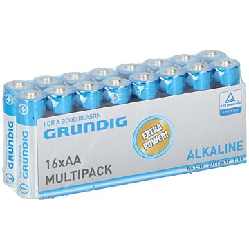 Grundig LR6 AA Battery Set - 16 Pieces