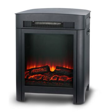 Classic Fire Luzern Fireplace - 2000 Watt - Electric Fireplace & Heating with 3D Flame Effect - LED