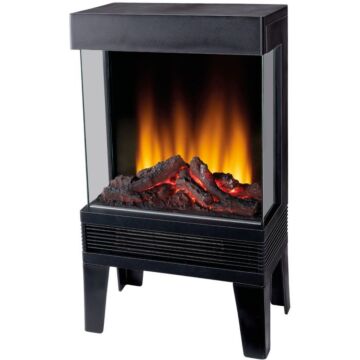 Classic Fire Lucca Atmospheric Fireplace - 1300 Watt - Electric Fireplace & Heating with 3D Fire Effect - LED