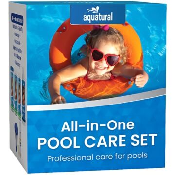 Aquatural Set d'Entretien de Piscine All-in-One Pool Care