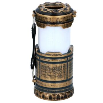 All-round camping lantern from Grundig in with copper print