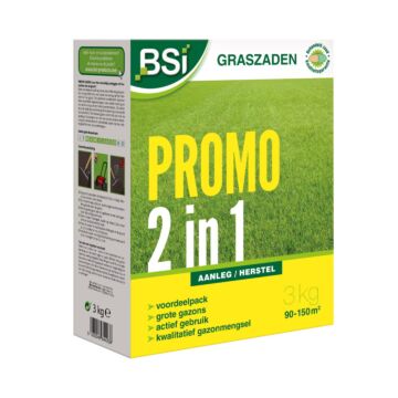 Semences Gazon Promo 2-en-1 BSI 3 kg