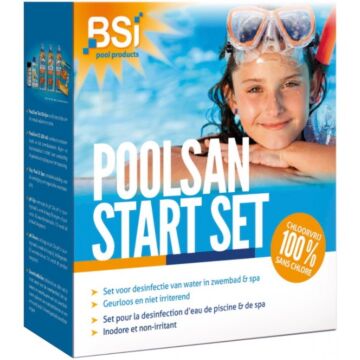 PoolSan cs Start Set voor een Chloorvrij Zwembad & Spa