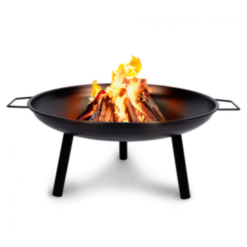 BBQ Collection Fire pit 60 x 29 cm - Outdoor Fire Bowl - black