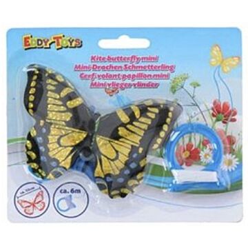 Eddy Toys Mini Vlinder Vlieger 10 cm