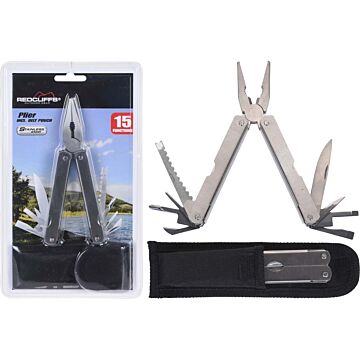 Redcliffs Multitool Pliers - 15 Functions - Stainless Steel